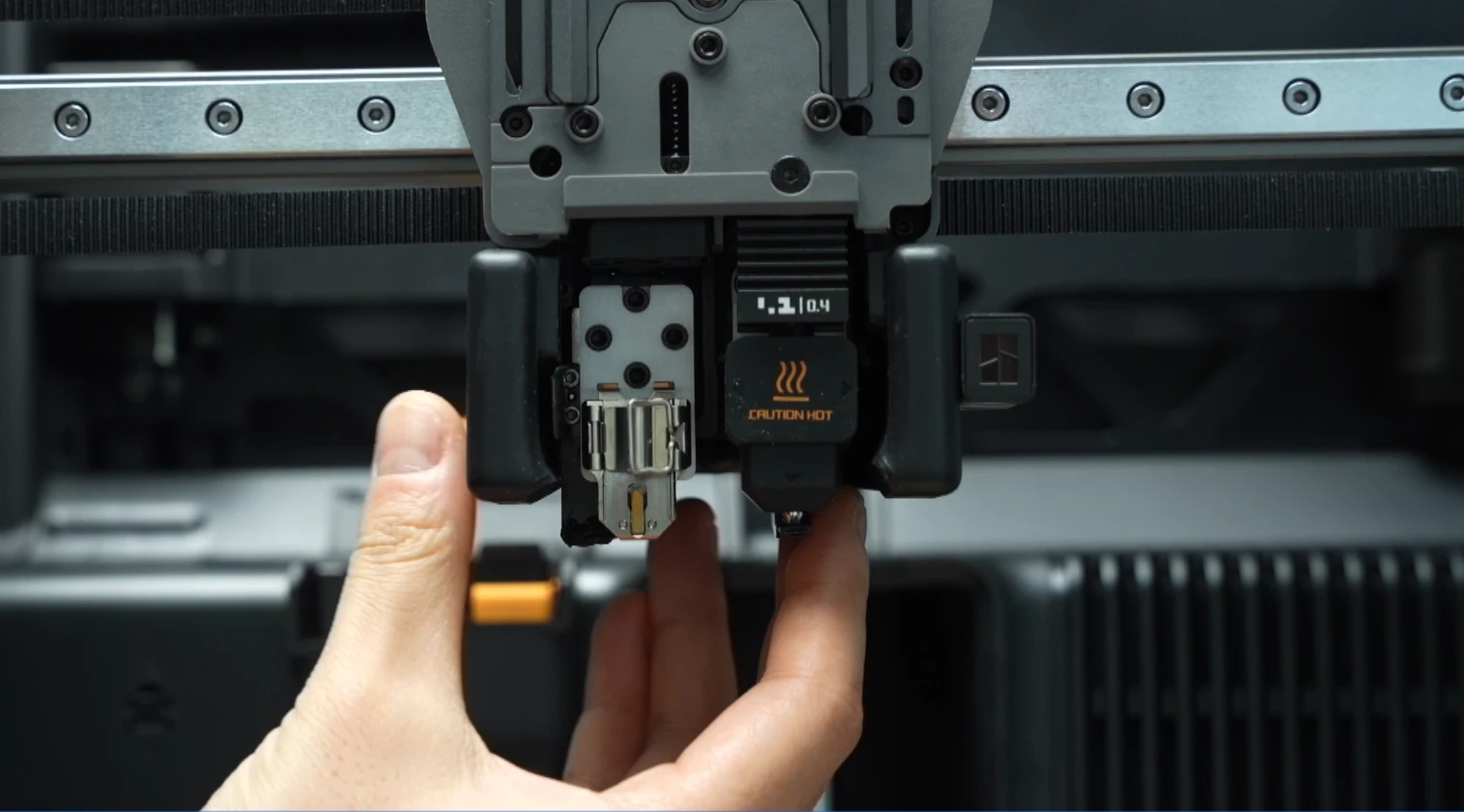 Cambiar al hotend derecho