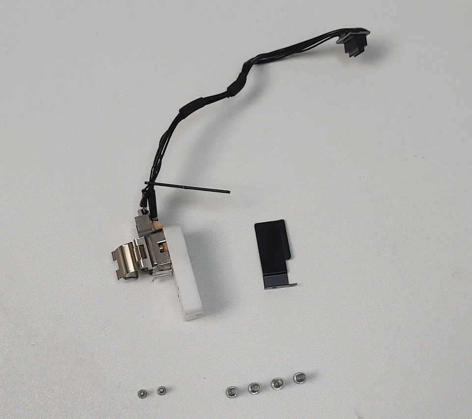 Ensamblaje de calentamiento del hotend izquierdo