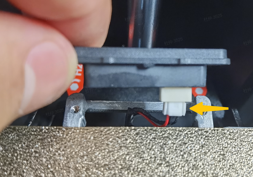 Conector del sensor de calibración de desplazamiento de boquilla