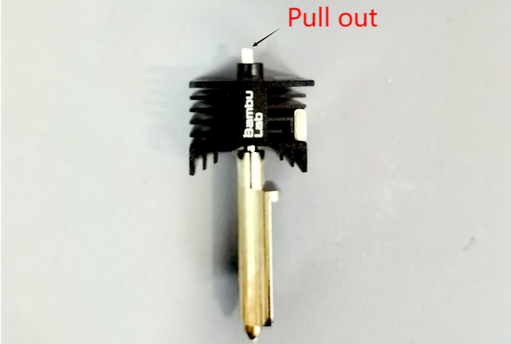 Extraer residuos del hotend