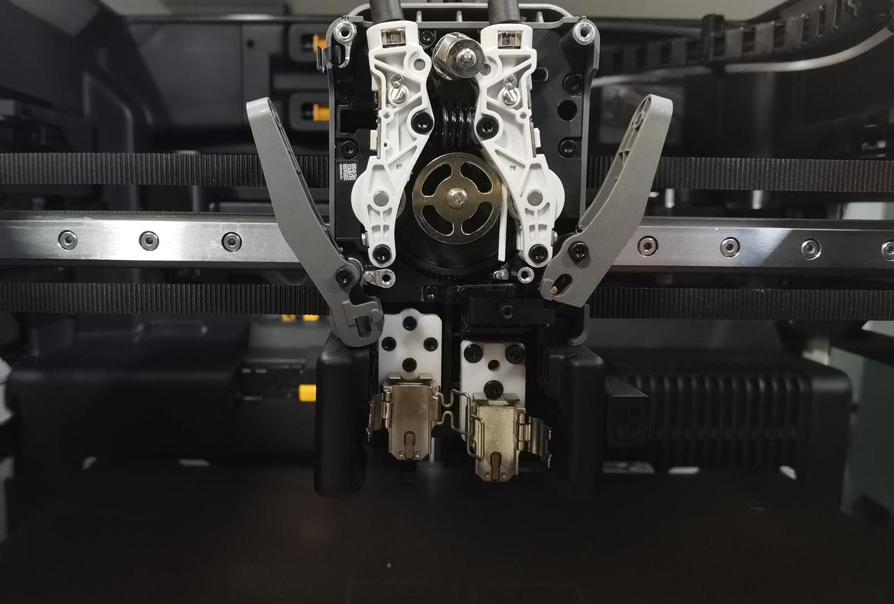Interfaz de cambio rápido y hotend retirados