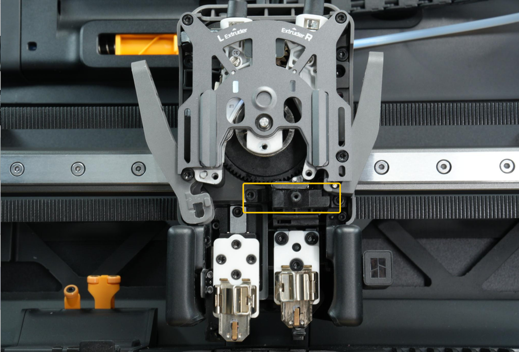 Sensor de fuerza de extrusión derecho