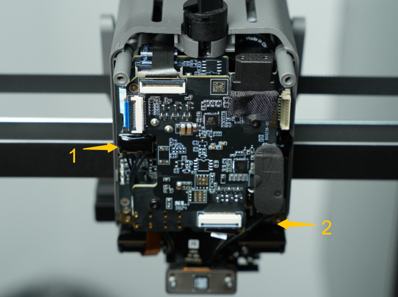 Calentador del hotend conectado a la placa TH